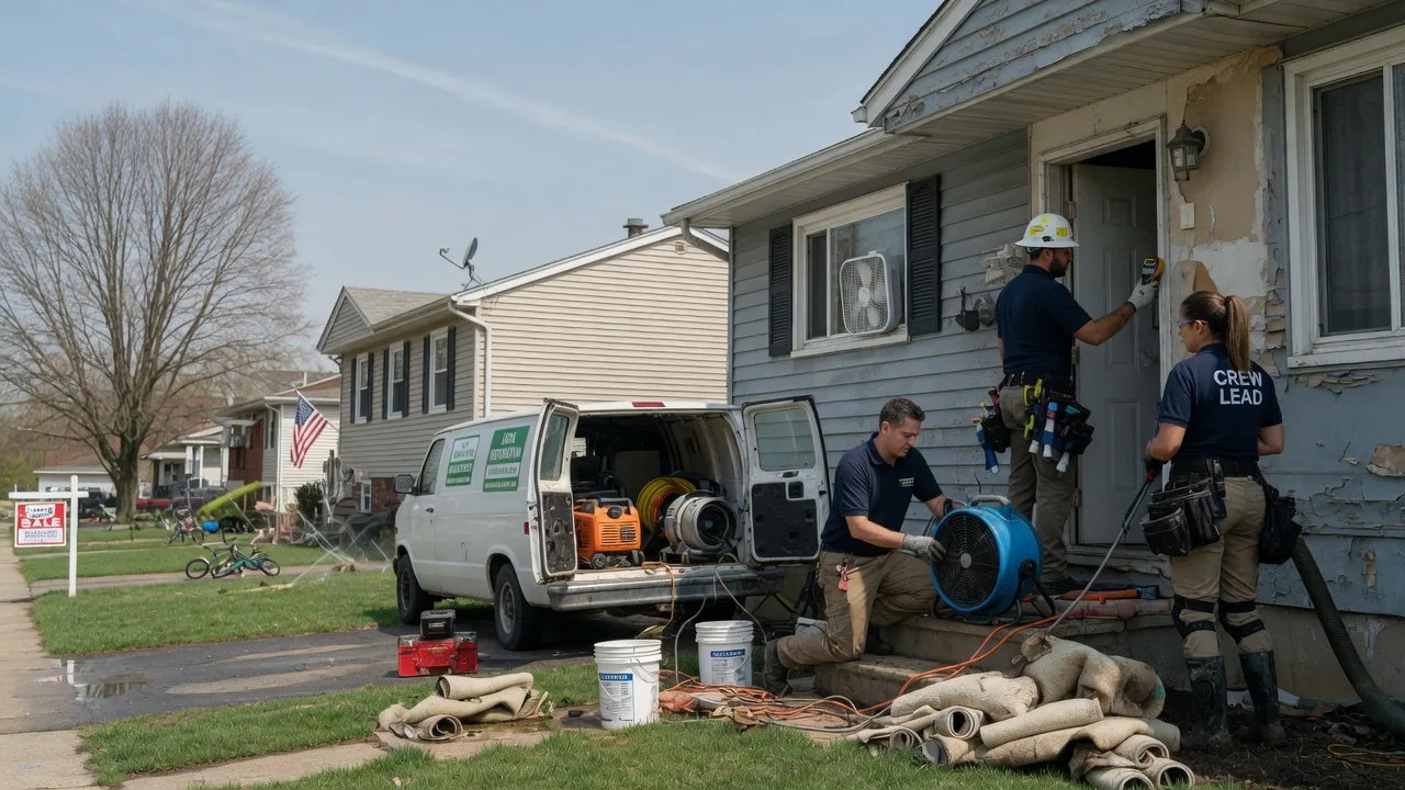 Flood Cleanup in Olmitz, KS near me