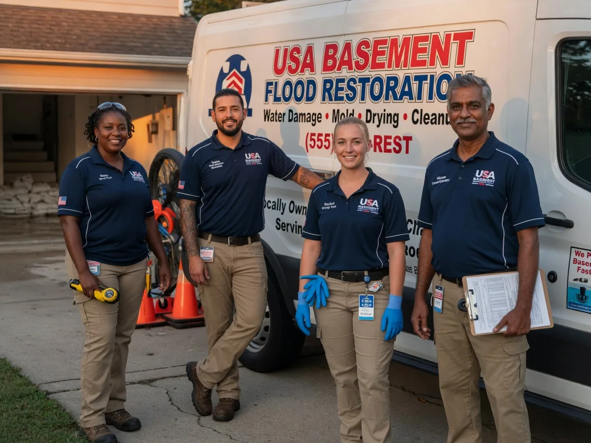 Basement Flood Cleanup company in Olmitz, KS